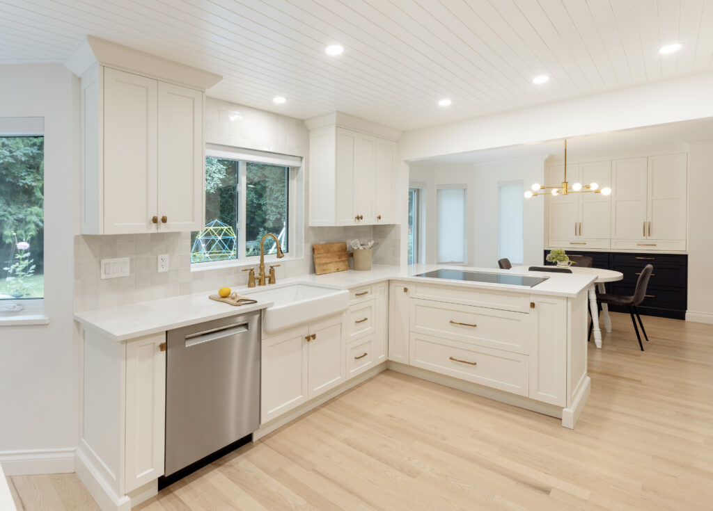 White Soft Modern Kitchen