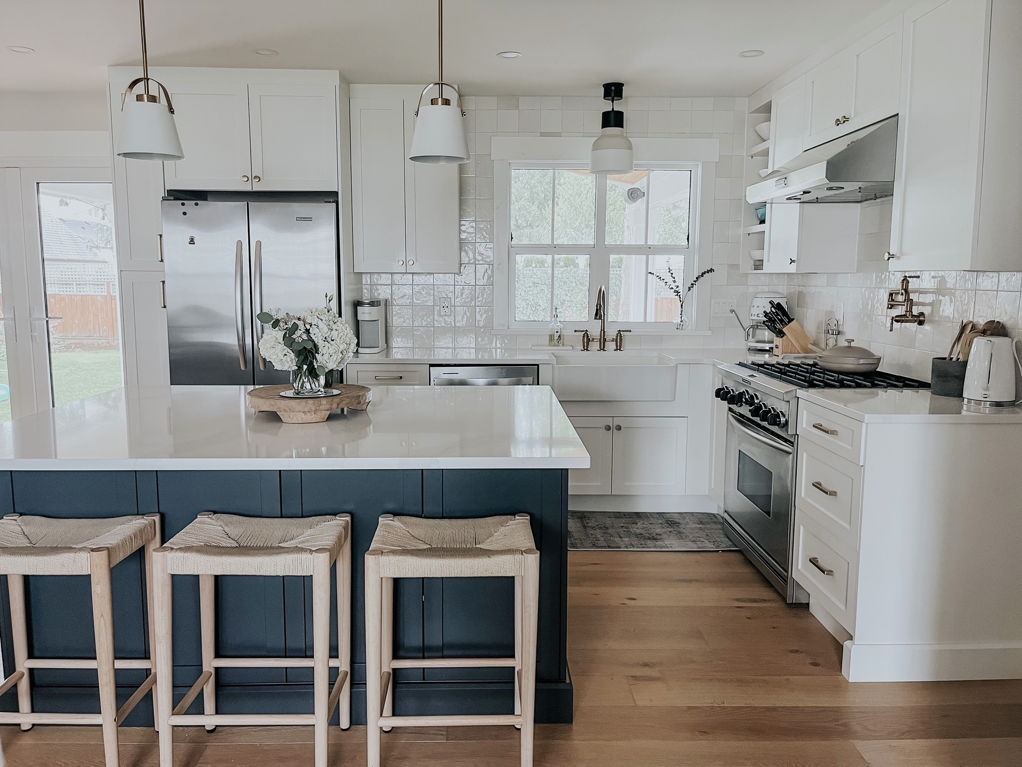 Blue Kitchen Cabinets